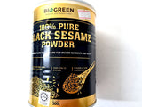 BIOGREEN 100% Pure Black Sesame Powder (Vegan) (300g)