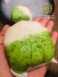 Homemade Multi Green Lei Cha Vegetable Buns Lacto-Vegetarian (6 in a pack) 擂茶鸳鸯菜包 【奶素】(6粒)