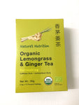 Nature’s Nutrition Lemongrass & Ginger Organic Tea 12 teabags