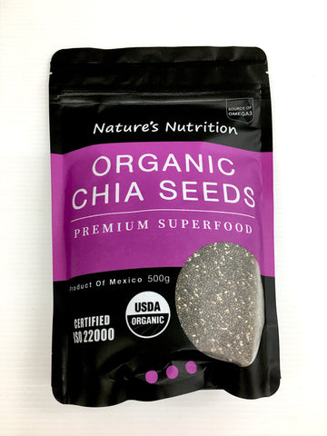 Nature’s Nutrition Organic Chia Seed 500g