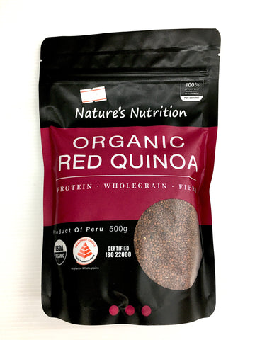 Nature's Nutrition Organic Red Quinoa 500g
