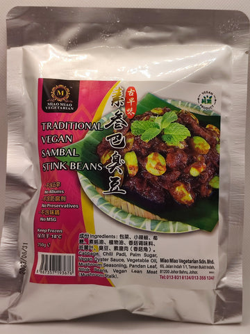 MIAO MIAO Traditional Vegan Sambal Stink Beans (VEGAN) (素参巴臭豆)